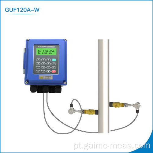 Pinça 4-20mA no medidor de vazão ultrassônico de água quente